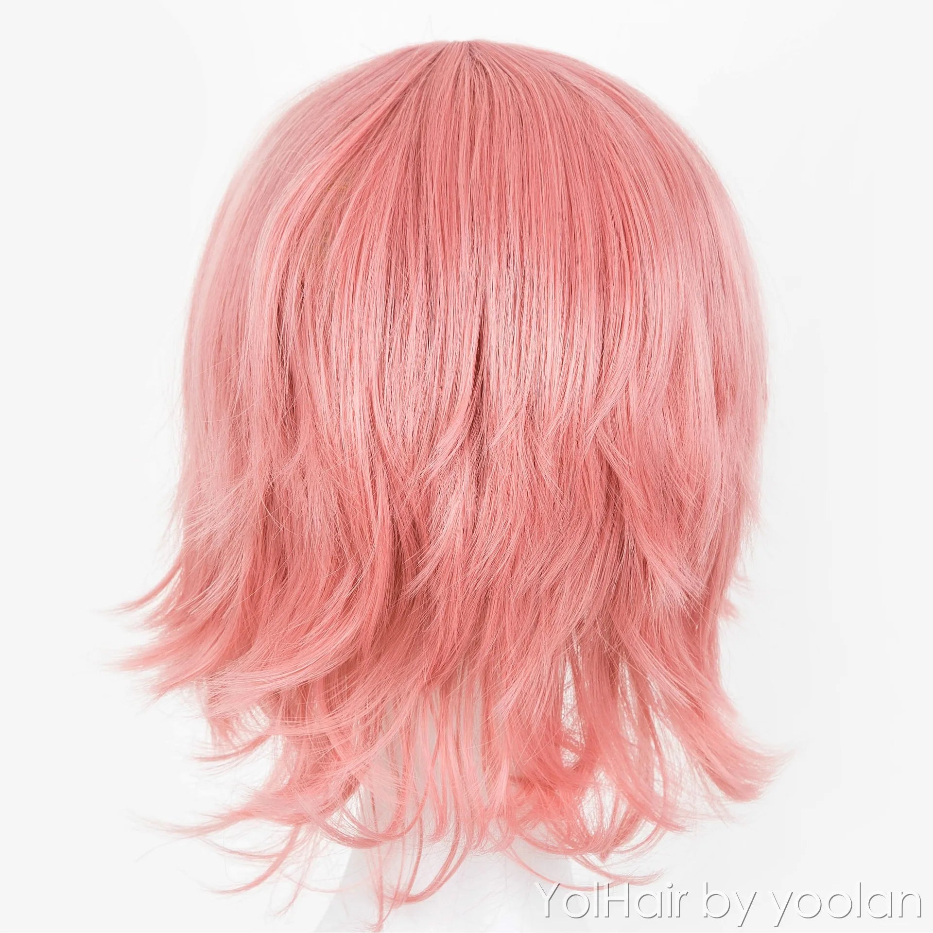 Long Straight Cosplay Wig Heat Resistant Synthetic Hair Anime Colorful Wigs for Women Party - back before