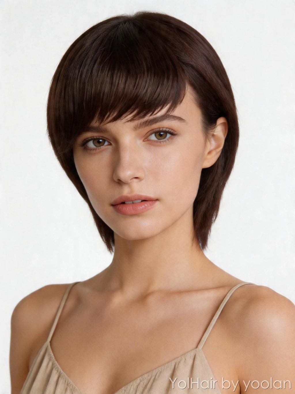 Colorful Long Straight Cosplay Wig Heat Resistant Synthetic Hair for Women - vertical