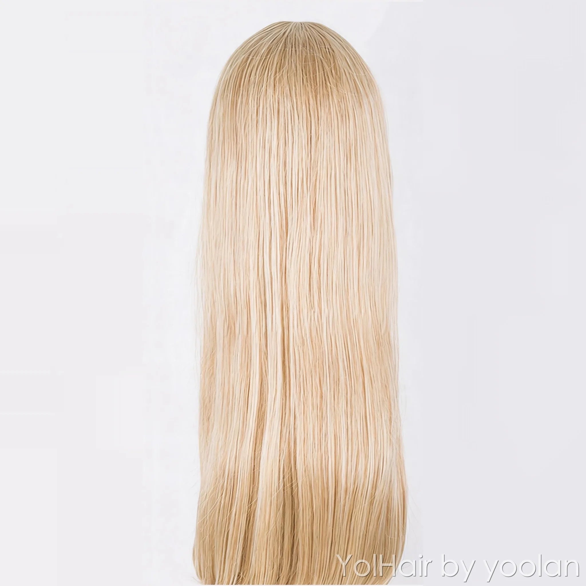 Long Straight Wig with Bangs Heat Resistant Fiber Natural Look for Women Cosplay Party - back before