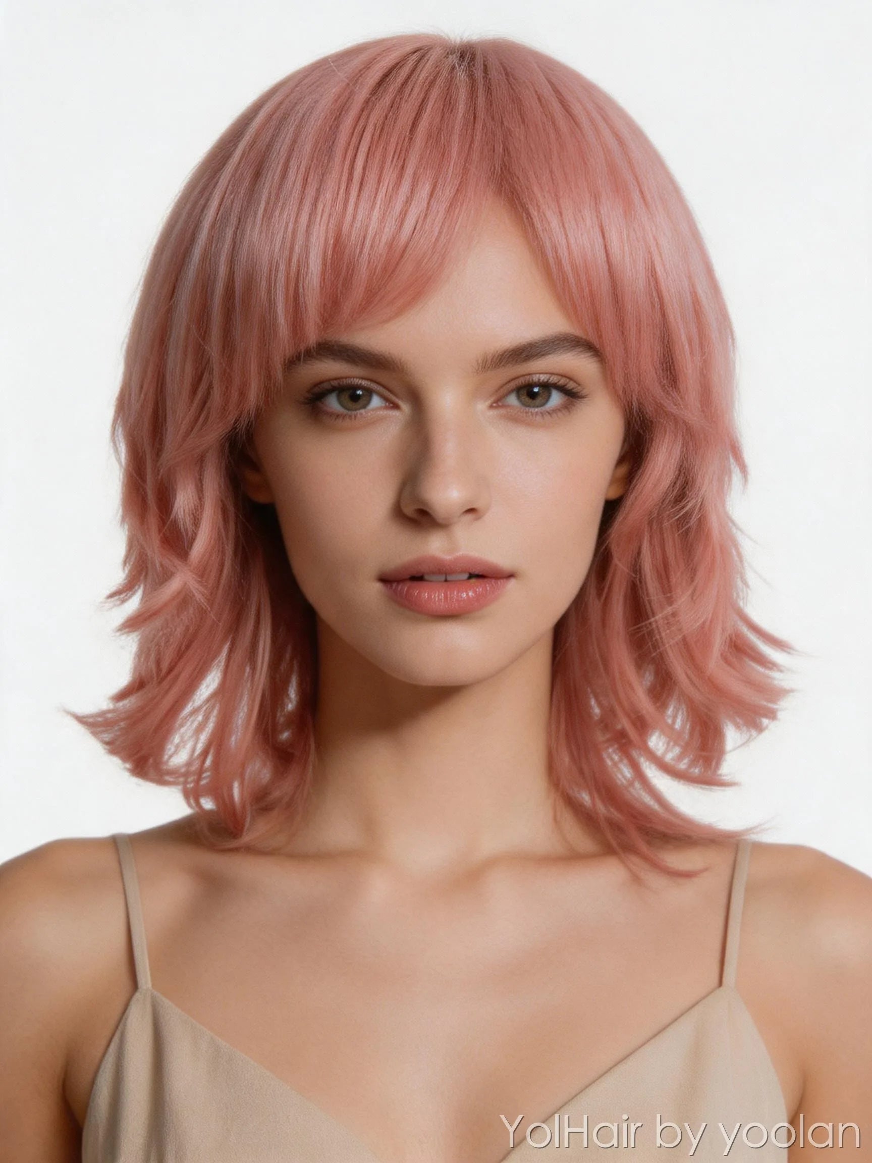 Long Straight Cosplay Wig Heat Resistant Synthetic Hair Anime Colorful Wigs for Women Party - vertical