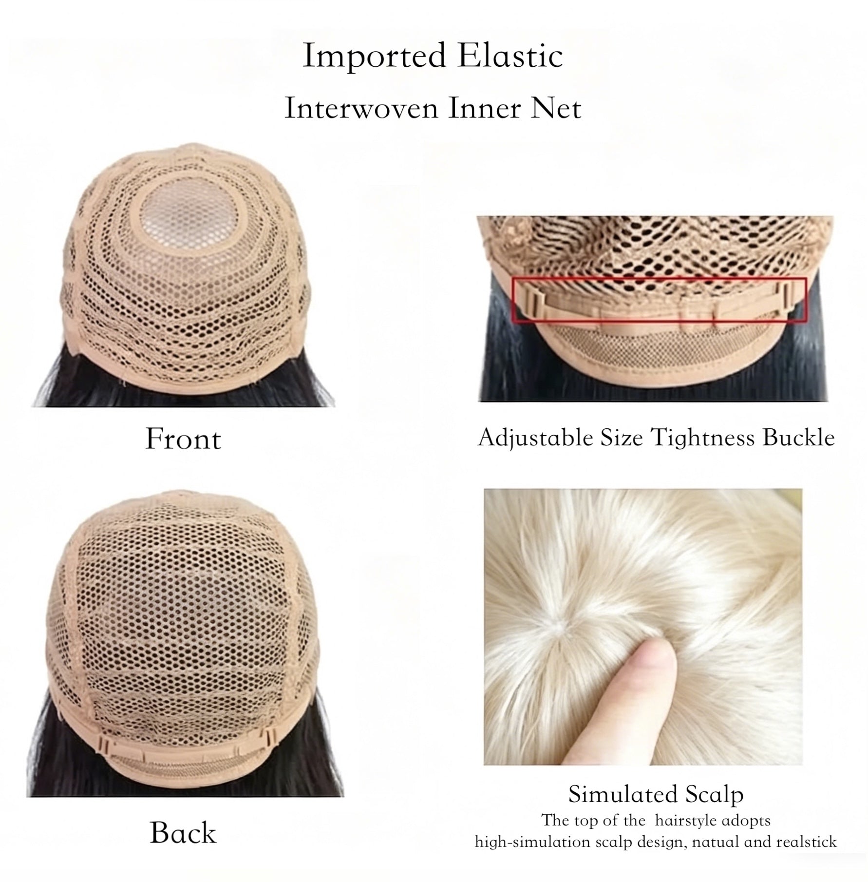 YolHair wig cap construction